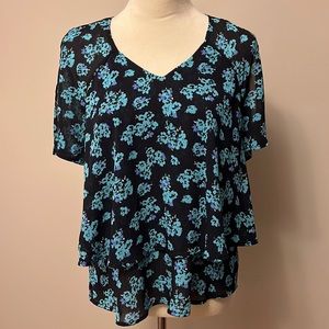 3 FOR $40 - Juicy Couture Floral Blouse